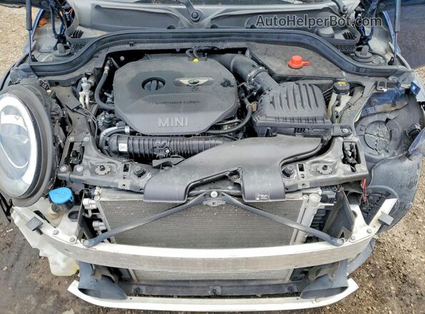 WMWXU3C39H2F49271 2017 MINI COOPER Blue Вид задньої частини салону