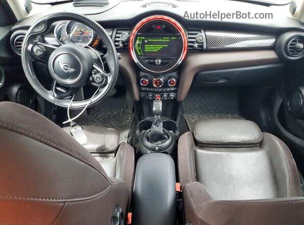 WMWXU3C39H2F49271 2017 MINI COOPER Blue Вид панелі приладів