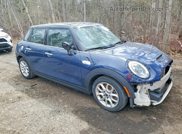 WMWXU3C39H2F49271 2017 MINI COOPER Blue Передня права чверть
