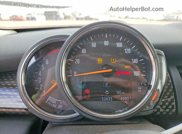 WMWXU9C01L2L44381 2020 MINI COOPER Черный Вид щитка приборов