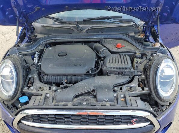 WMWXU9C04M2N50490 2021 MINI COOPER Blue Вид підкапотного простору