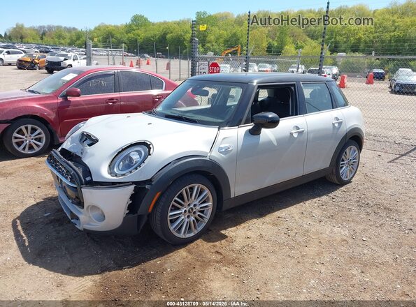 WMWXU9C05M2M92194 2021 MINI HARDTOP Gray Առջևի ձախ երեք քառորդ տեսարան