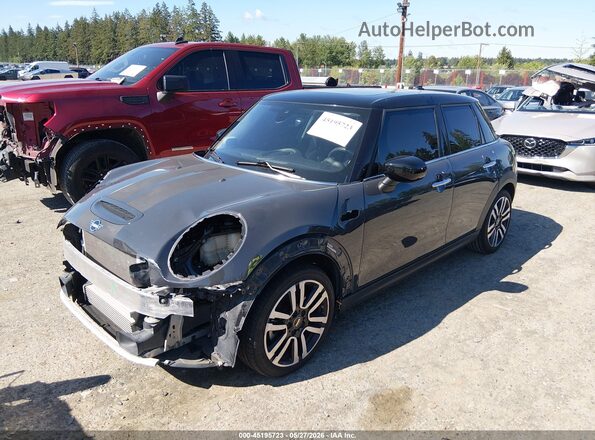WMWXU9C07M2M92469 2021 MINI HARDTOP Gray Առջևի ձախ երեք քառորդ տեսարան