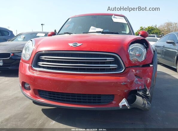 WMWZB3C5XGWR49943 2016 MINI COUNTRYMAN Красный Вид задней части салона