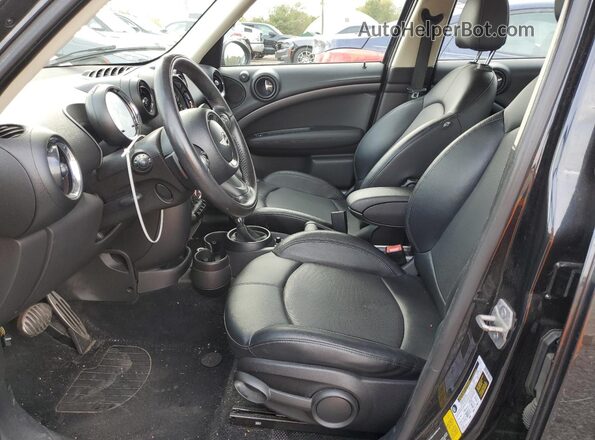 WMWZC3C54GWT07019 2016 MINI COOPER Black Widok wnętrza z przodu
