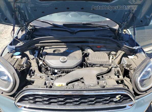 WMZ23BS03P3R44683 2023 MINI COOPER Бирюзовый Вид задней части салона