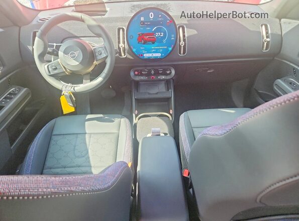 WMZ23GA00T7V31167 2026 MINI COUNTRYMAN Red Dashboard view