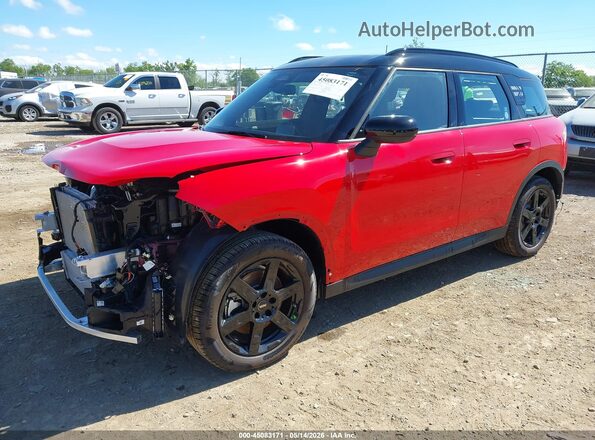 WMZ23GA09T7U54931 2026 MINI COUNTRYMAN Red წინა მარცხენა ხედი სამი მეოთხედიდან