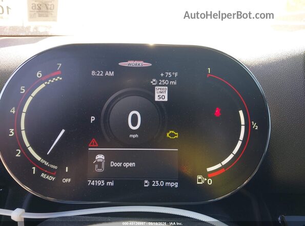 WMZ33BS0XM3N19008 2021 MINI COUNTRYMAN Gray Հետևի նստատեղերի տեսք
