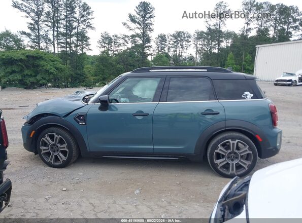 WMZ53BR00M3M46309 2021 MINI COUNTRYMAN Teal სალონის 360-გრადუსიანი ხედი