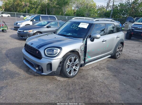 WMZ53BR00R3R60085 2024 MINI COUNTRYMAN Silver წინა მარცხენა ხედი სამი მეოთხედიდან