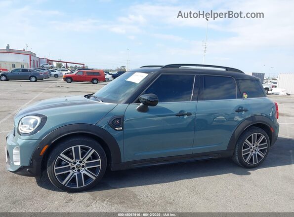 WMZ53BR08M3M36675 2021 MINI COUNTRYMAN Зеленый Панорамный вид салона 360°
