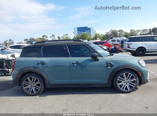 WMZ53BR08M3M36675 2021 MINI COUNTRYMAN Зеленый Вид задней части салона