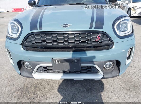 WMZ53BR08M3M36675 2021 MINI COUNTRYMAN Зеленый Вид спереди