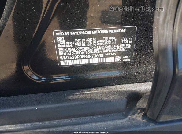 WMZ53BR08R3R73666 2024 MINI COUNTRYMAN Black Շարժիչի բաժամունքի տեսք