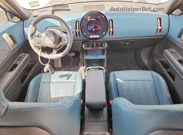 WMZ53GA06S7S17308 2025 MINI COUNTRYMAN Blue Widok deski rozdzielczej