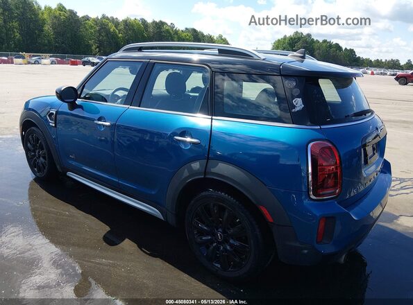 WMZ83BR00M3M92879 2021 MINI COUNTRYMAN Синий Задняя левая четверть