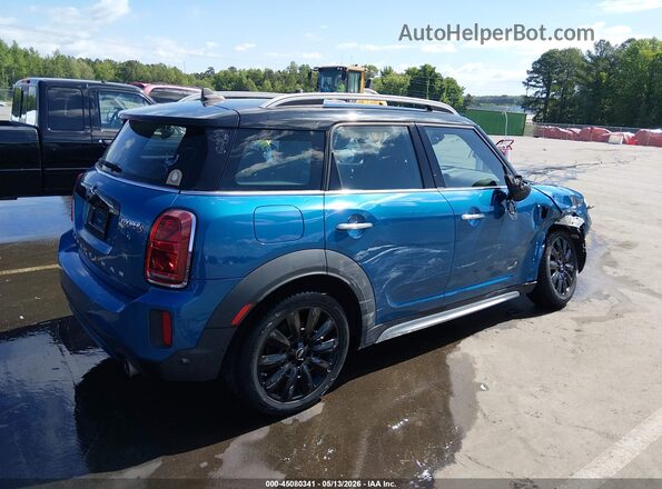 WMZ83BR00M3M92879 2021 MINI COUNTRYMAN Синий Задняя правая четверть