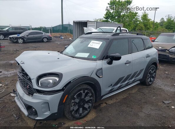 WMZ83BR06P3P66316 2023 MINI COUNTRYMAN Gray Առջևի ձախ երեք քառորդ տեսարան