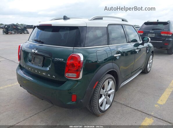 WMZYS7C33J3E08636 2018 MINI COUNTRYMAN Green Trasero derecho