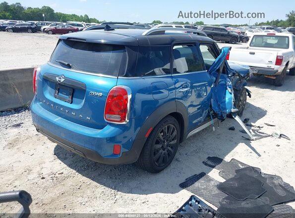 WMZYS7C39J3E07460 2018 MINI COUNTRYMAN Синий Задняя правая четверть