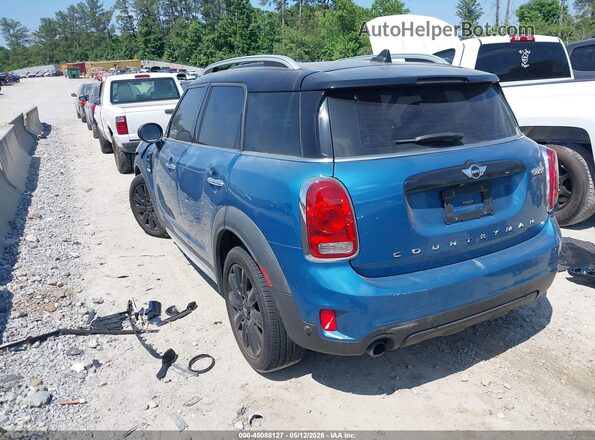 WMZYS7C39J3E07460 2018 MINI COUNTRYMAN Синий Задняя левая четверть