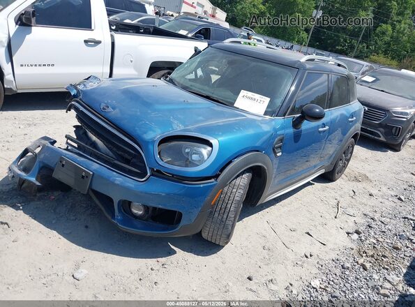 WMZYS7C39J3E07460 2018 MINI COUNTRYMAN Синий Передняя левая четверть