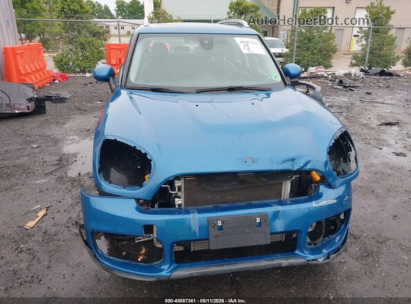 WMZYS7C50K3F44791 2019 MINI COUNTRYMAN Blue Front view
