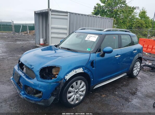 WMZYS7C50K3F44791 2019 MINI COUNTRYMAN Blue Front left