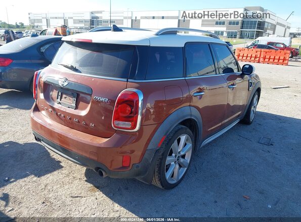 WMZYT3C31J3D99666 2018 MINI COUNTRYMAN Orange Trasero derecho