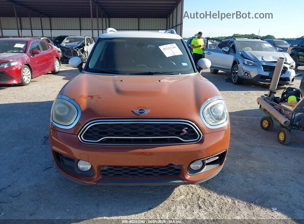 WMZYT3C31J3D99666 2018 MINI COUNTRYMAN Orange Vista del cuadro de instrumentos