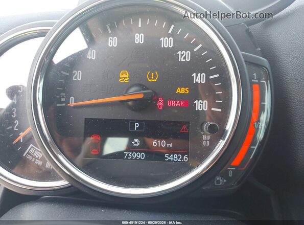 WMZYT3C54K3E94323 2019 MINI COUNTRYMAN Gray Widok tylnych siedzeń