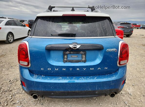 WMZYT5C32H3D81523 2017 MINI COOPER Blue უკანა ხედი
