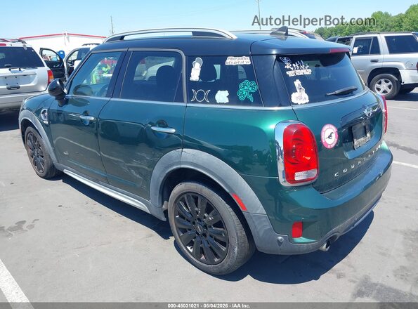 WMZYT5C37J3D82138 2018 MINI COUNTRYMAN Зеленый Задняя левая четверть