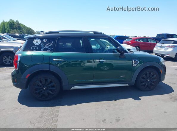 WMZYT5C37J3D82138 2018 MINI COUNTRYMAN Зеленый Вид задней части салона