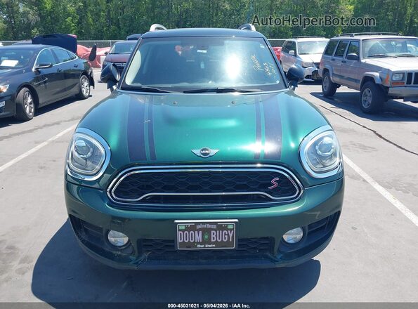 WMZYT5C37J3D82138 2018 MINI COUNTRYMAN Зеленый Вид щитка приборов