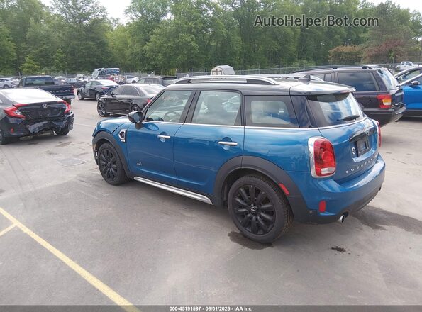 WMZYX1C02L3L12369 2020 MINI COUNTRYMAN Синий Задняя левая четверть