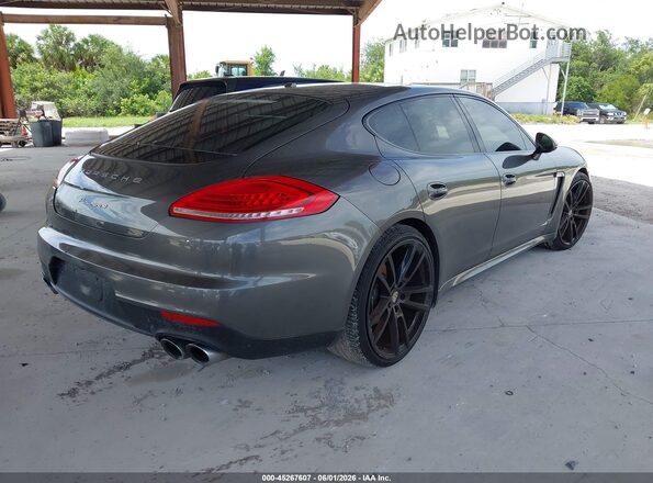 WP0AA2A70GL004289 2016 PORSCHE PANAMERA Gray Задня права чверть