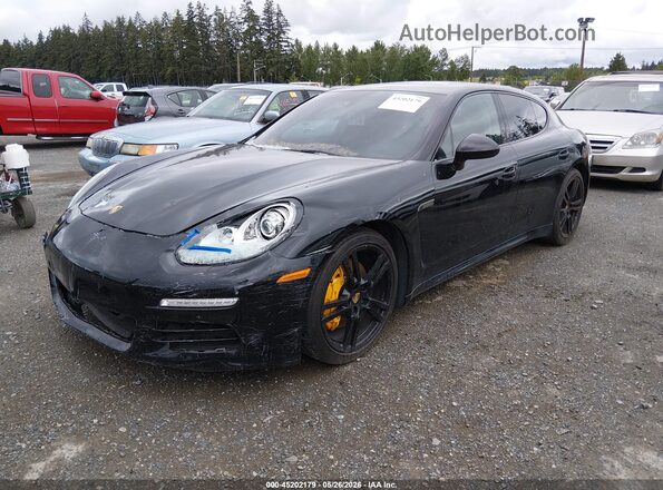 WP0AA2A73GL005968 2016 PORSCHE PANAMERA Black Przód lewy