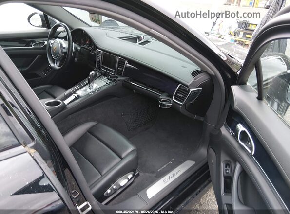 WP0AA2A73GL005968 2016 PORSCHE PANAMERA Black Widok wnętrza z przodu