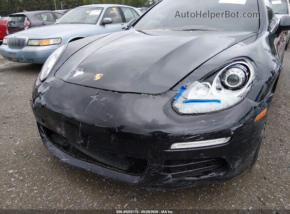 WP0AA2A73GL005968 2016 PORSCHE PANAMERA Black Widok z przodu