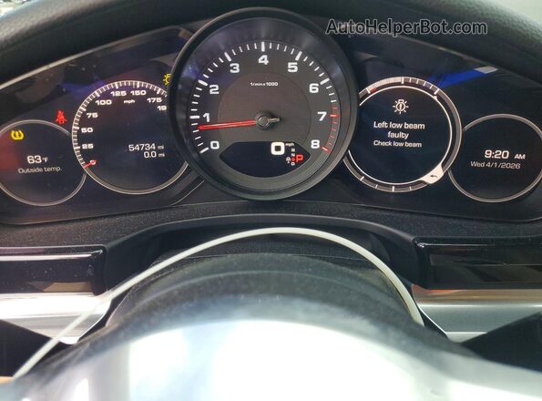 WP0AA2A74JL101826 2018 PORSCHE PANAMERA Черный 