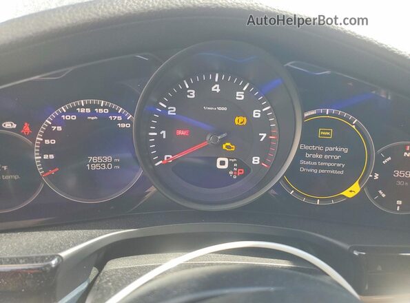 WP0AA2A78LL102819 2020 PORSCHE PANAMERA Blue Vista del cuadro de instrumentos