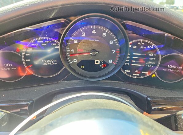 WP0AA2A7XLL100330 2020 PORSCHE PANAMERA Black ხელსაწყოთა პანელის ხედი