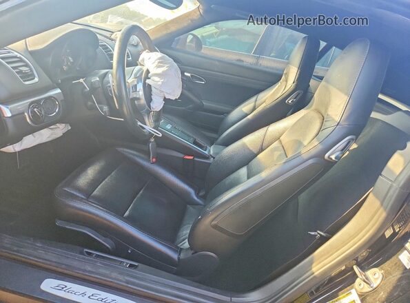 WP0AA2A85GK171889 2016 PORSCHE CAYMAN Черный Вид салона спереди