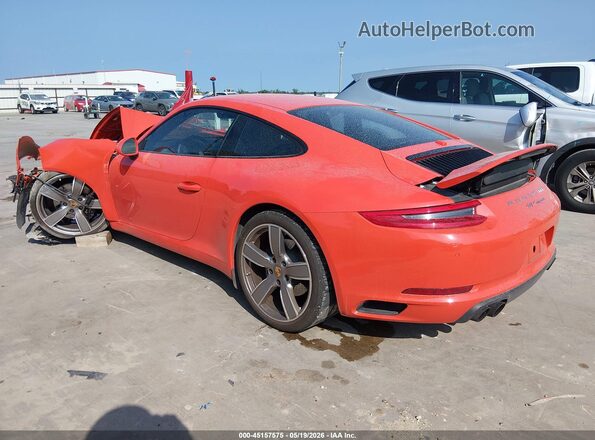 WP0AA2A92HS107271 2017 PORSCHE 911 Orange უკანა მარცხენა