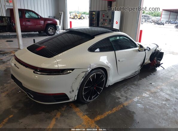 WP0AA2A92MS205808 2021 PORSCHE 911 White Задня права чверть