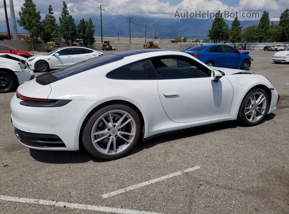 WP0AA2A94LS205131 2020 PORSCHE 911 White უკანა მარჯვენა