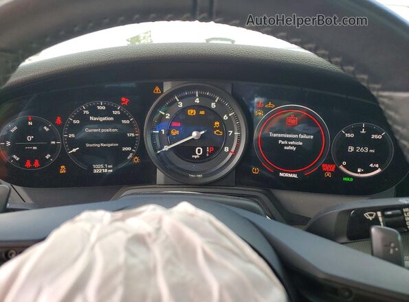 WP0AA2A94LS205131 2020 PORSCHE 911 White ხელსაწყოთა პანელის ხედი