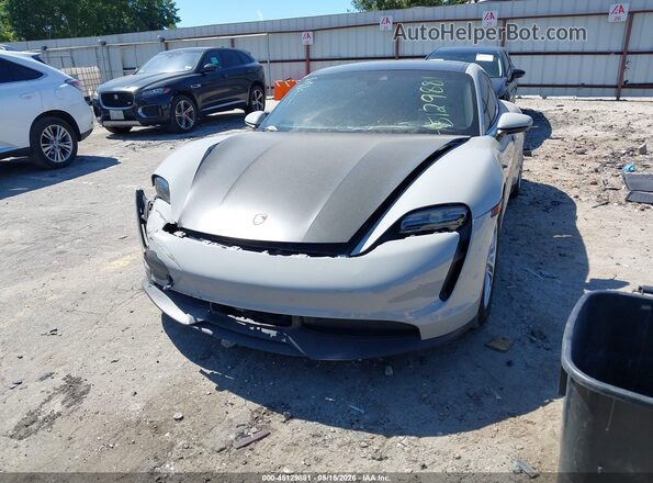 WP0AA2Y14MSA17438 2021 PORSCHE TAYCAN Gray Widok z przodu